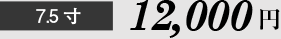 7.5寸 12,000円