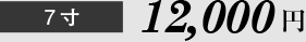 7寸 12,000円