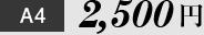 A4 2,500円