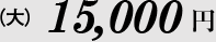 (大)15,000円